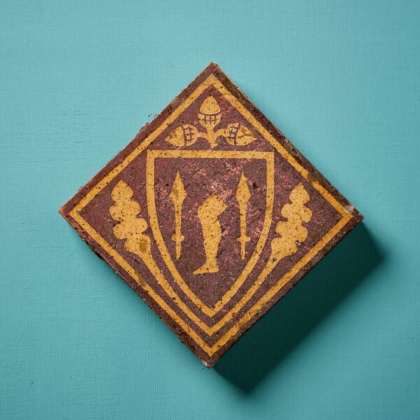 Post-Medieval English Encaustic Tile by Godwin
