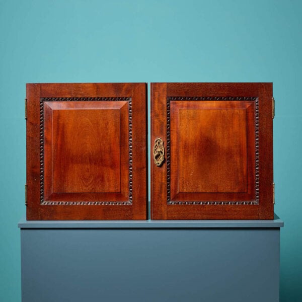 Set of Small Antique Mahogany Cabinet Doors