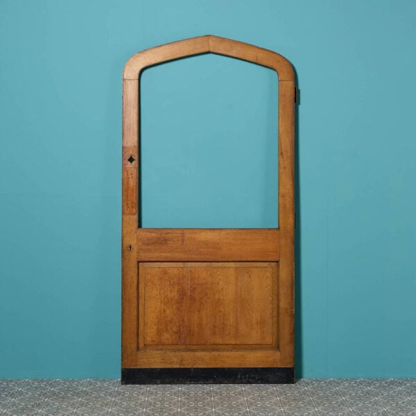 Reclaimed Arched Oak Door for Glazing