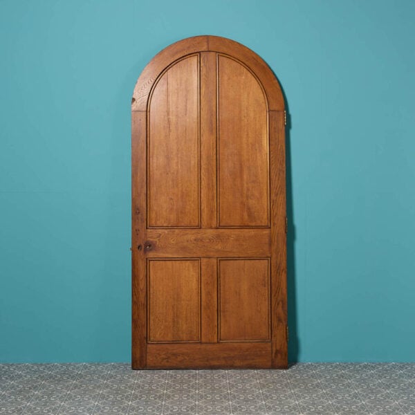 Antique Rounded Arch 4-Panel Oak Door