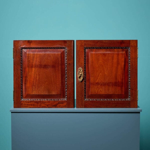 Set of Small Reclaimed Mahogany Cabinet Doors