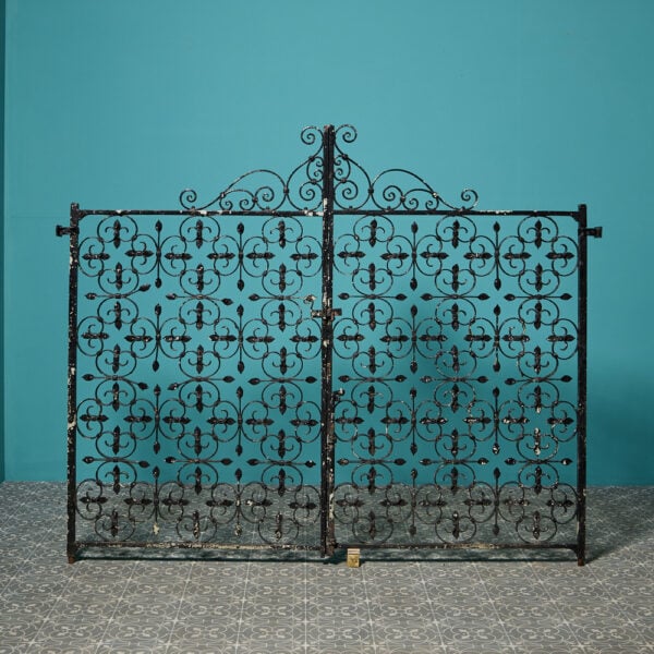 Antique Edwardian Wrought Iron Pedestrian Gates