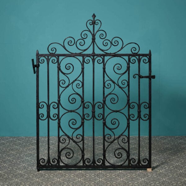 Reclaimed 19th Century Wrought Iron Garden Gate