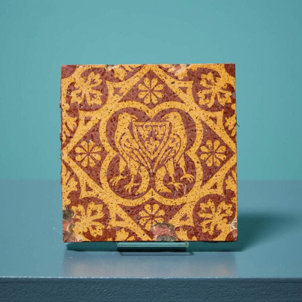 Antique Gothic Style Encaustic Tile by Godwin