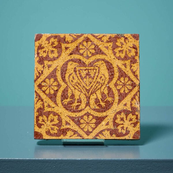 Godwin Antique Tudor Revival Encaustic Tile