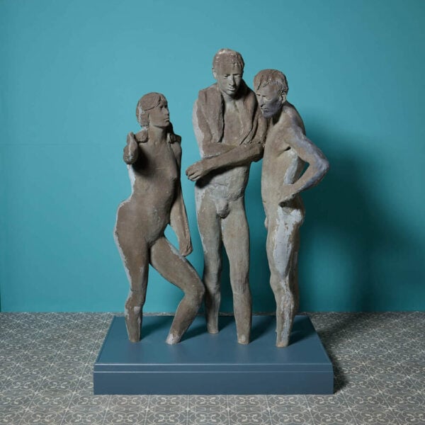John W. Mills (1933-2023) ‘Swimmers’ Lifesize Mounted Artist Maquette