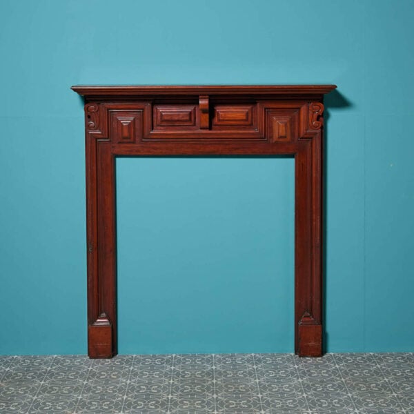 Victorian Stained Mahogany Reclaimed Fire Surround