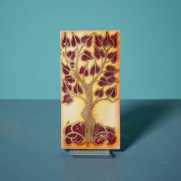 Arts & Crafts Lustre Glaze Tree of Life Tile by Pilkington