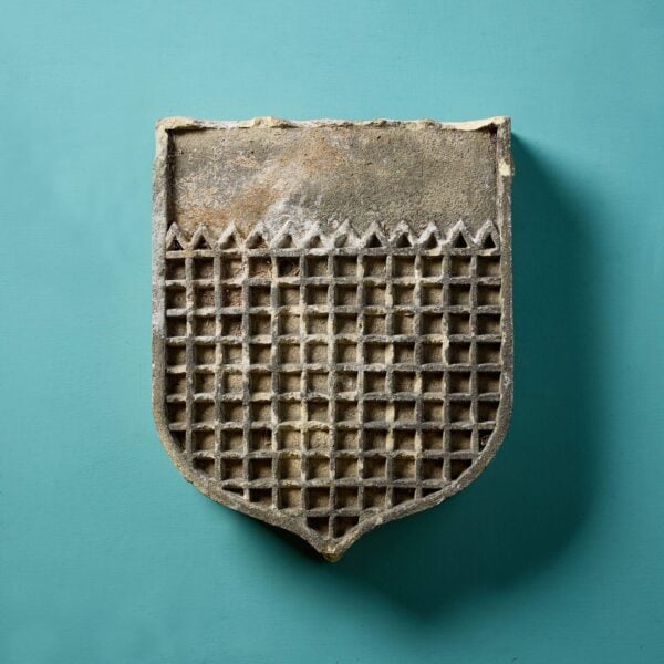 19th Century Medieval Style Terracotta Shield