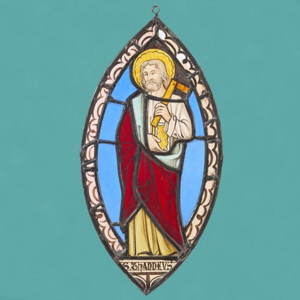 'Thaddeus' Ecclesiastical Stained Glass Window Panel