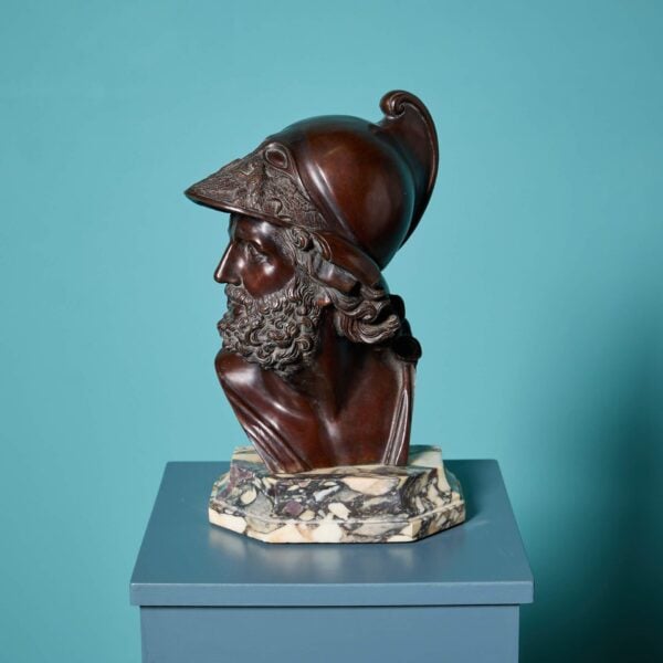 19th Century Bronze Bust Of Ajax The Great by Chiurazzi