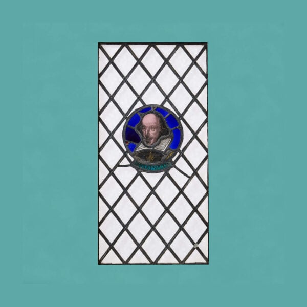 Stained Glass Window Depicting William Shakespeare