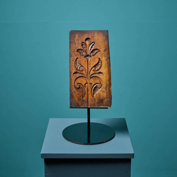 Antique Carved Wooden Leaf Mould Ex. Tucker Collection