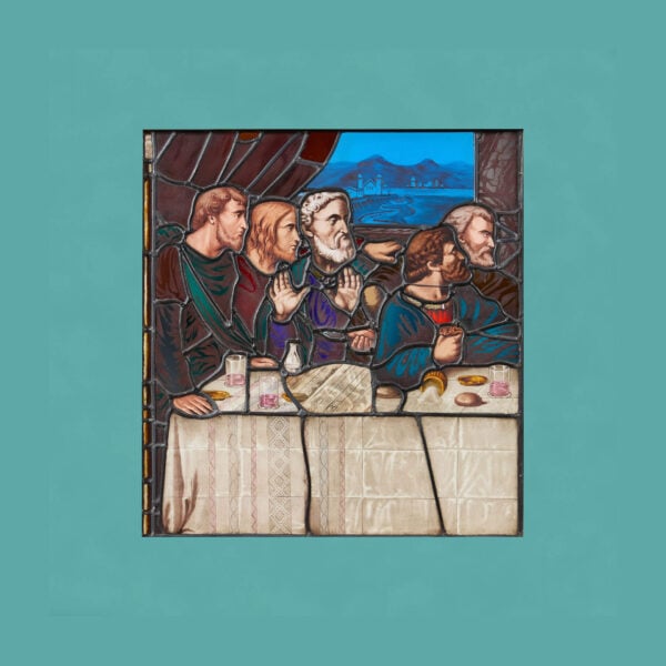 Last Supper Stained Glass Window After Leonardo Da Vinci