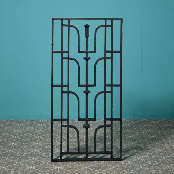 Antique Wrought Iron Decorative Panel