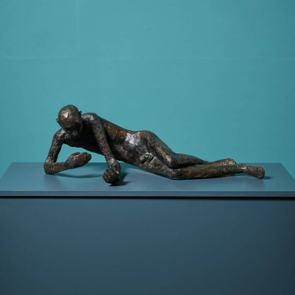 Richard Robbins (1927-2009) Reclining Male Nude Study