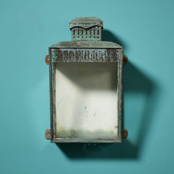 19th Century English Copper Wall Mounted Gas Lamp