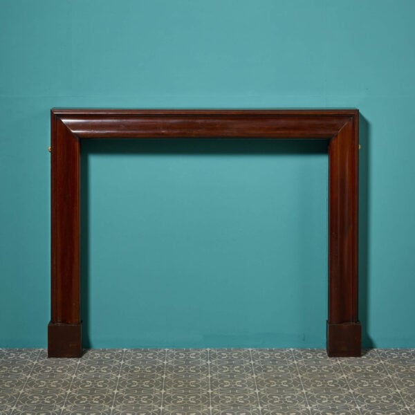 Georgian Style English Mahogany Bolection Fireplace