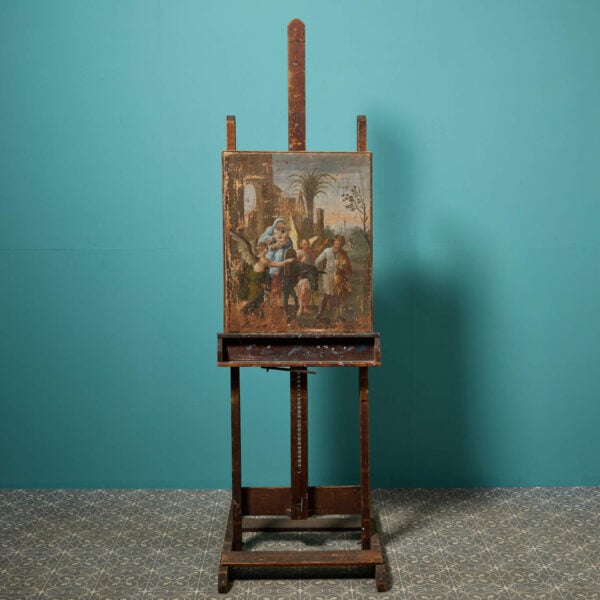 18th Century Continental School Oil Painting ‘The Flight To Egypt’ After The Old Masters