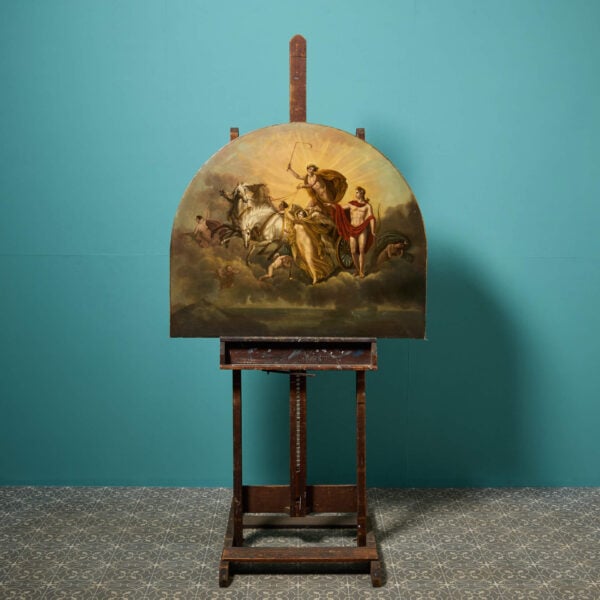 “The Fall of Phaeton" Oil On Arched Canvas After Sir Peter Paul Rubens (1577 - 1640)