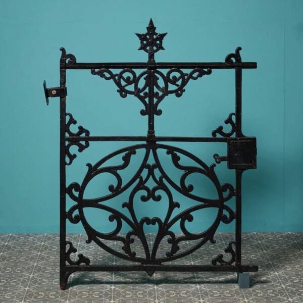Antique English Cast Iron Garden Gate
