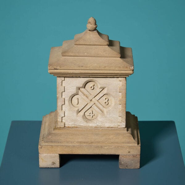 Antique Hand Carved Stone Sarcophagus