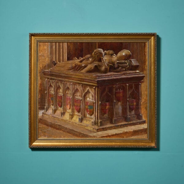 Blandford Fletcher (1858 – 1936) "Beauchamp of Holt & His Lady" Oil on Canvas