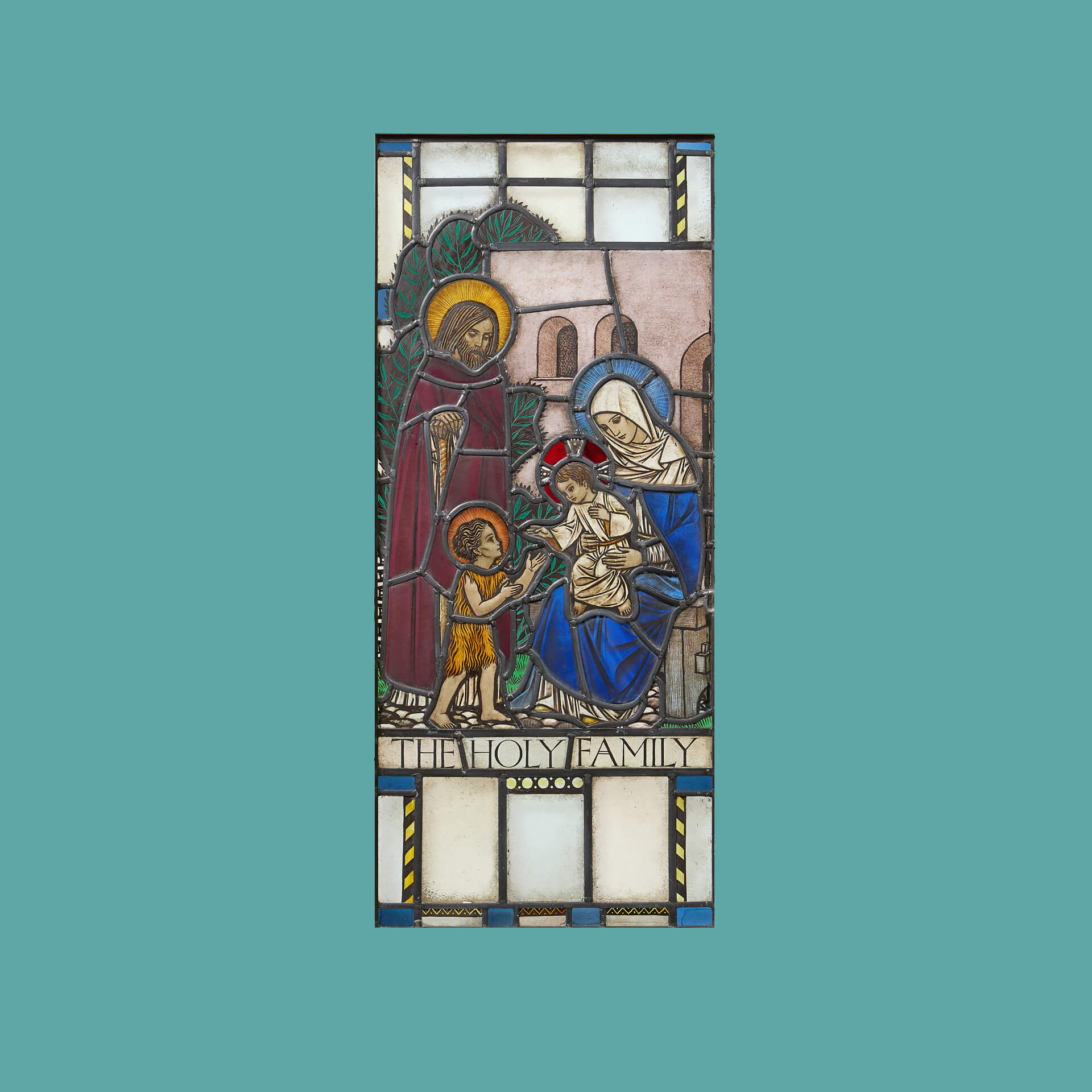 Antique Stained Glass Depiction of The Holy Family | UK Architectural ...