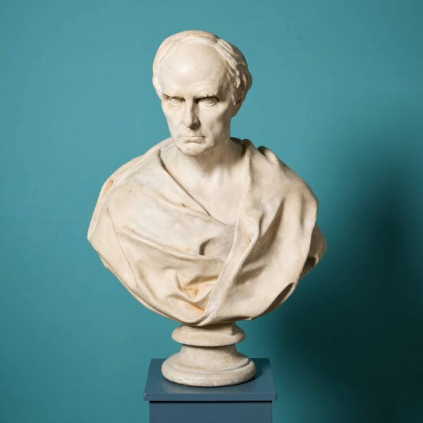 Plaster Bust of Daniel Webster After Thomas Ball