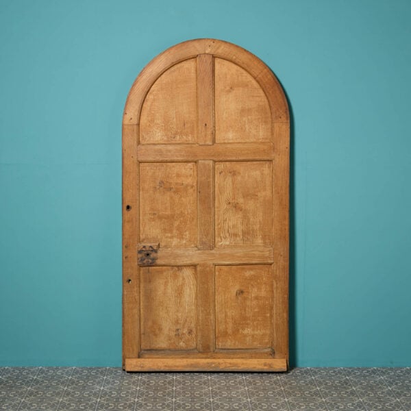 Antique Stripped Oak Arched Front Door