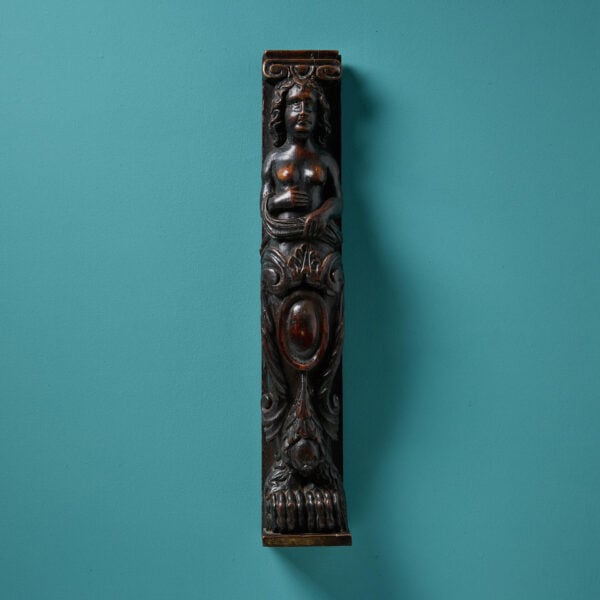 18th Century Handcarved Oak Caryatid