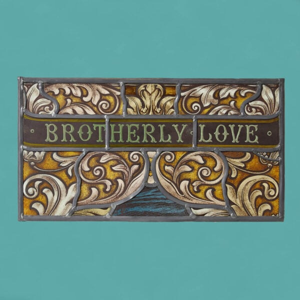 Antique Ecclesiastical Stained Glass Window