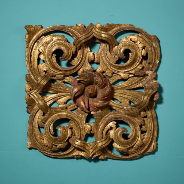 18th Century Carved Scrolling Acanthus Decorative Wall Panel