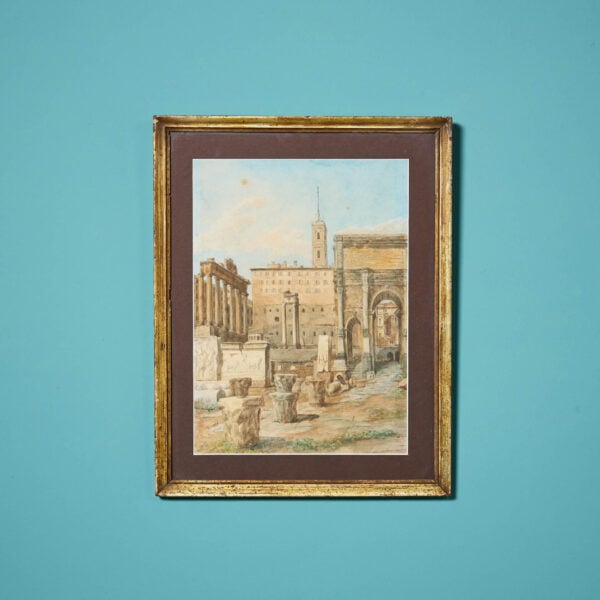 19th Century Watercolour of the Roman Forum