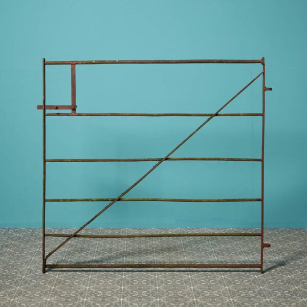 Large Antique Georgian Era Wrought Iron Side Gate