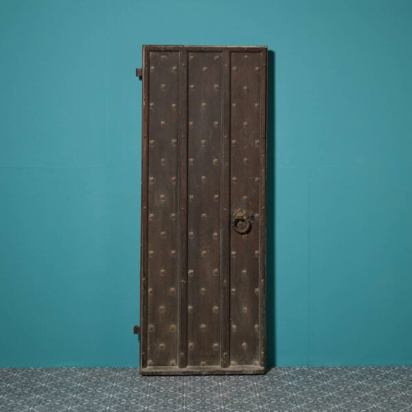 19th Century English Exterior Studded Oak Door