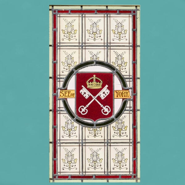 'York’ Reclaimed Stained Glass Window