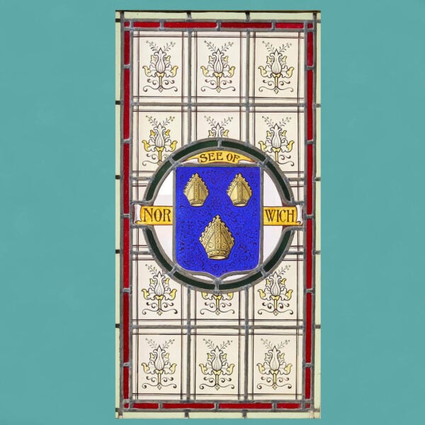 'Norwich’ Reclaimed Stained Glass Window