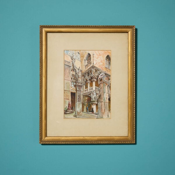 John Fulleylove (1845-1908) 19th Century Grand Tour Print of The Porta della Carta Venice