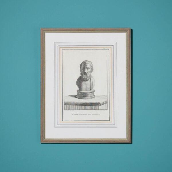 Ferdinando Campana Print Of Ancient Roman Bust
