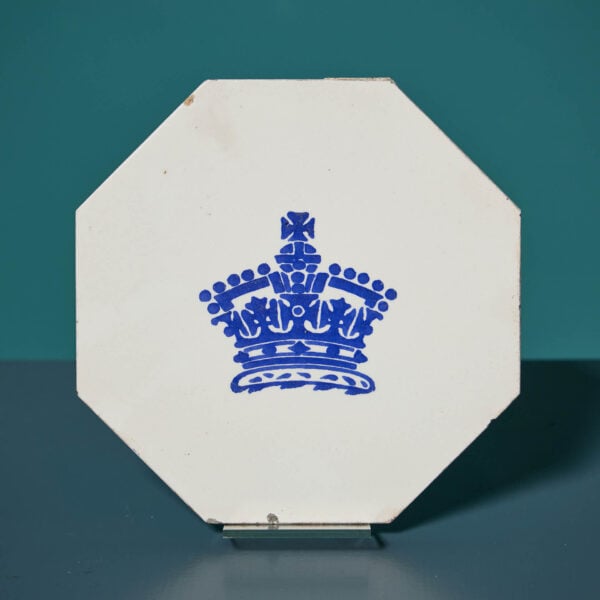 Reclaimed Minton Hollins & Co. Victoria and Albert Museum Crown Tile