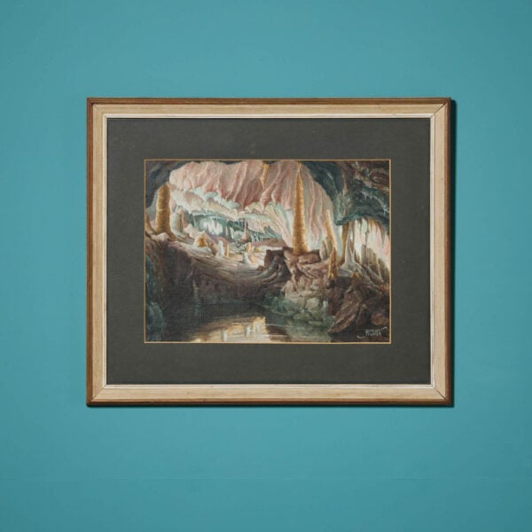 Herbert Truman (1883 - 1957) The Layde Chapel, Cox's Cave, Cheddar Oil on Board