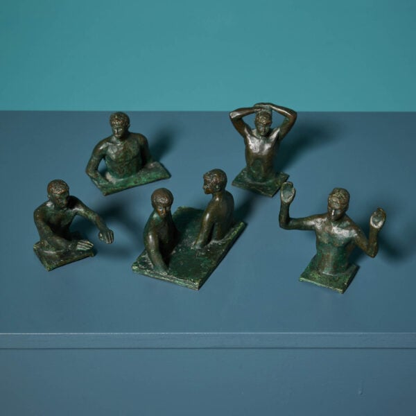 Laurence Scarfe (1914-1993) Bronze Sculptures of Male Swimmers