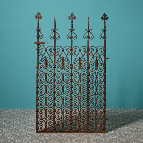 19th Century Scroll work Wrought Iron  Gate
