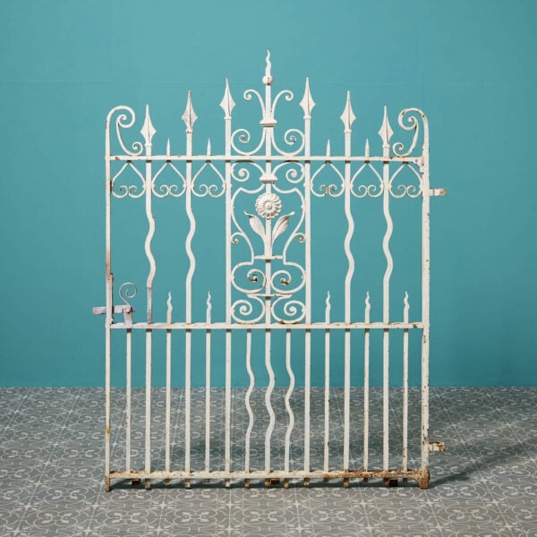 19th Century Victorian Wrought Iron Side Gate