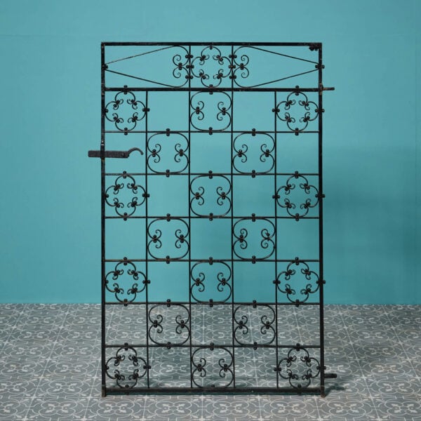 Antique Wrought Iron Pedestrian Gate