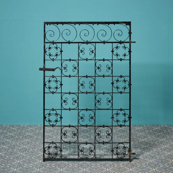19th Century Antique Wrought Iron Pedestrian Gate