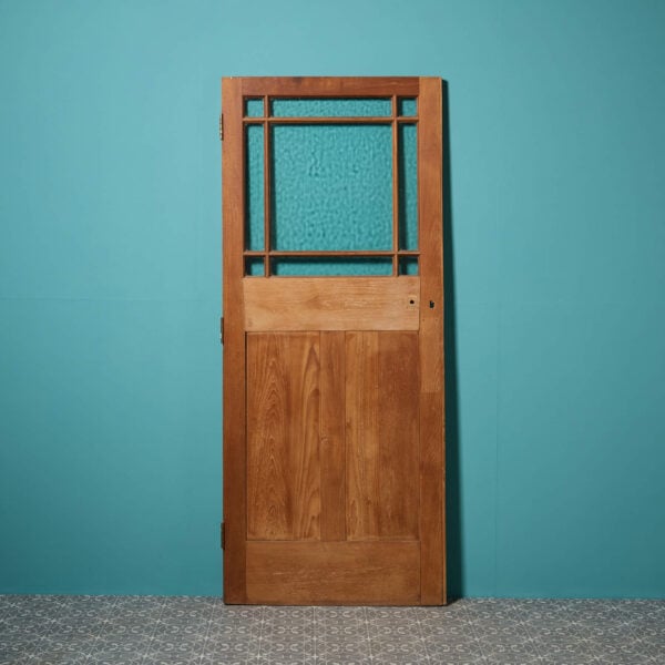Antique Margin Glazed Teak Interior Door