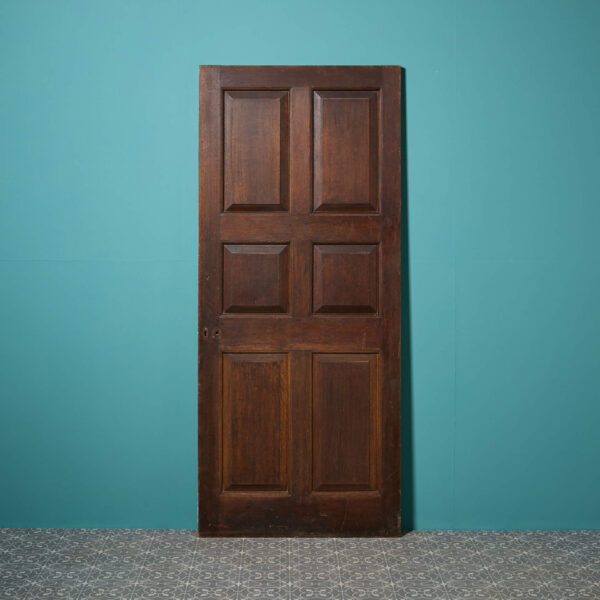 Antique English Georgian 6-Panel Oak Door