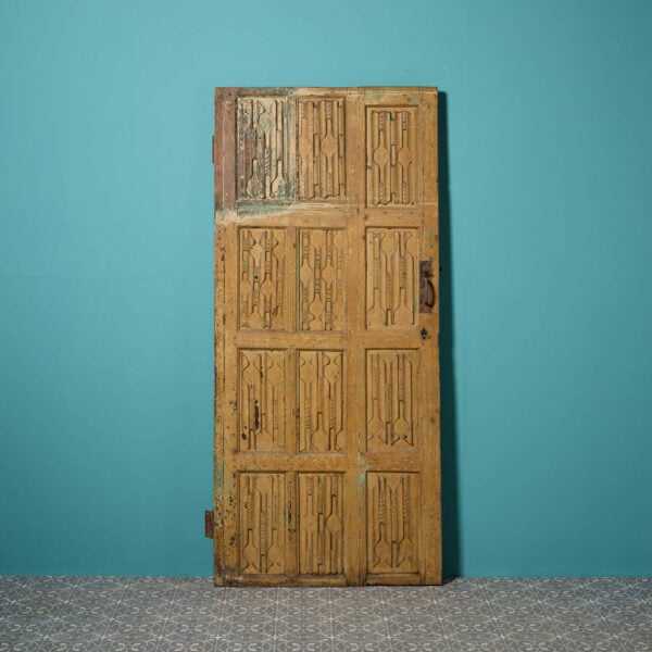 16th Century English 12-Panel Linenfold Door